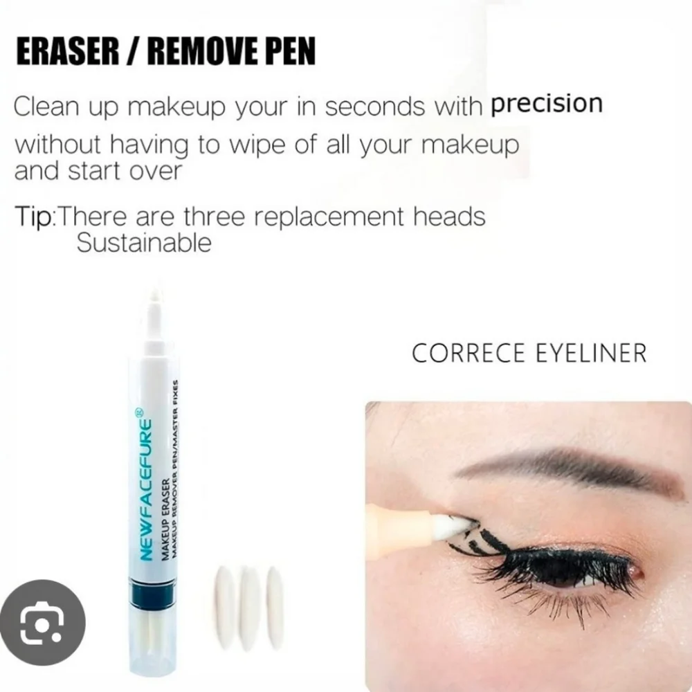 Pagevine Eyeliner Stamp And Makeup Mistake Fixing Pen- Erases Eyeliner Wing Oops